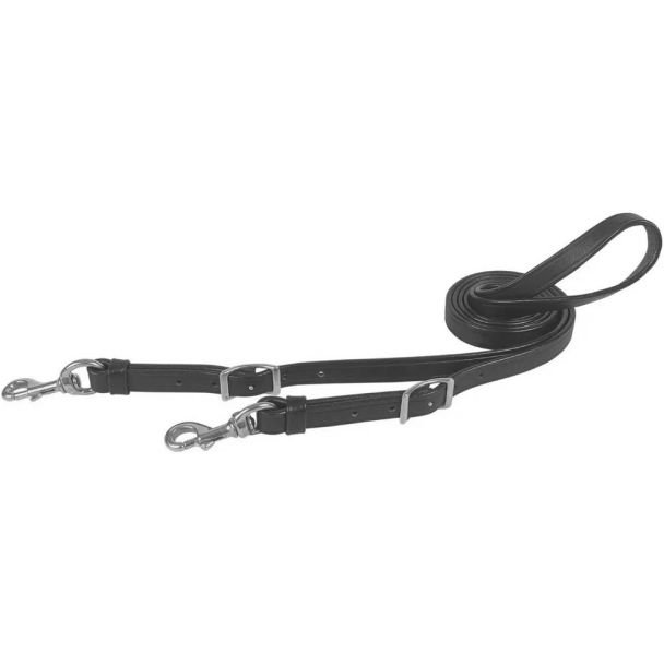 Classic Flat Single Rein - Black