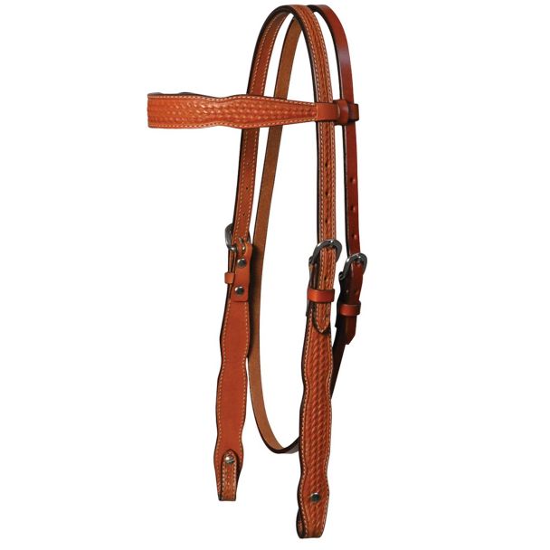 Circle Y 5/8" Basketweave Headstall 