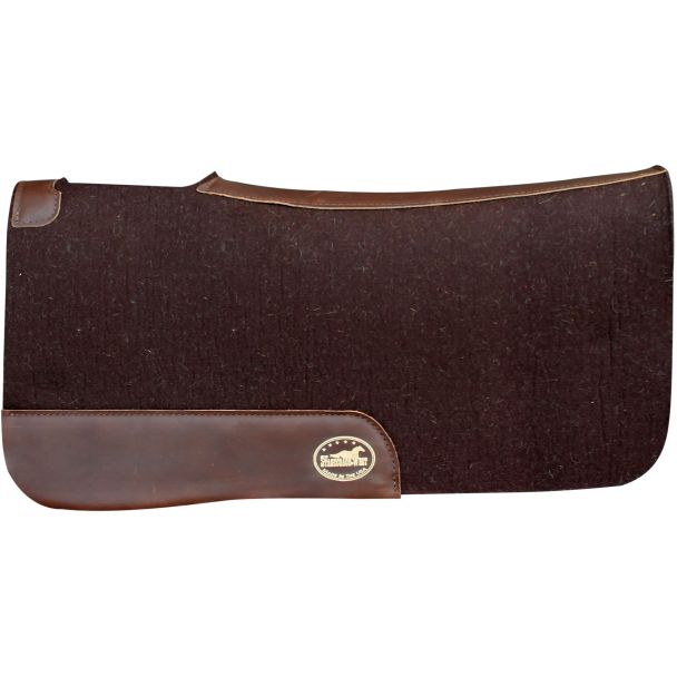 Deluxe Bar J Contoured Wool Felt Barrel Pad 30" x 30" 3/4"