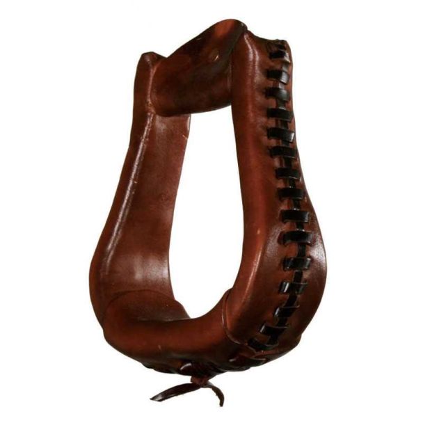 Circle Y Leather Laced Stirrup 3" Neck