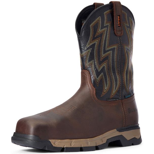 Ariat Men's Rebar Flex Western Waterproof Composite Toe Work Boot