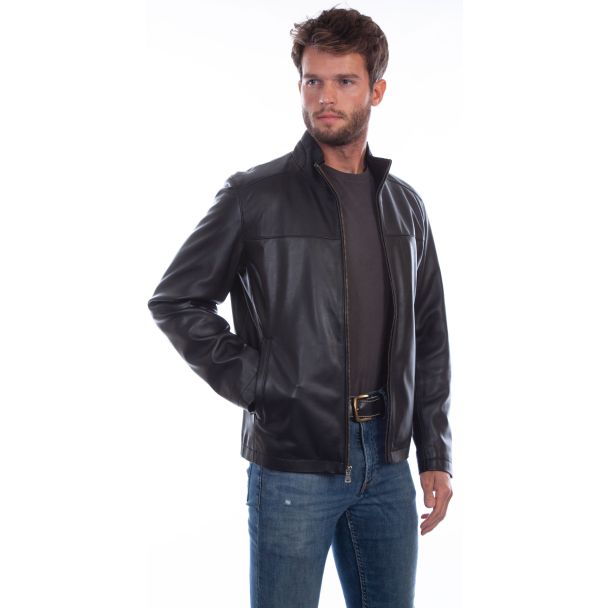 Scully Black Leather Jacket