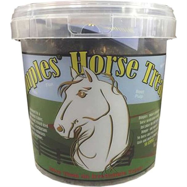 Dimples Horse Treats 60 Count bucket