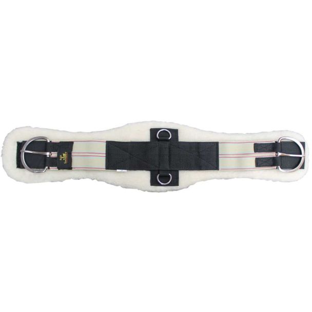 Bar J Woolback Double Elastic Girth 