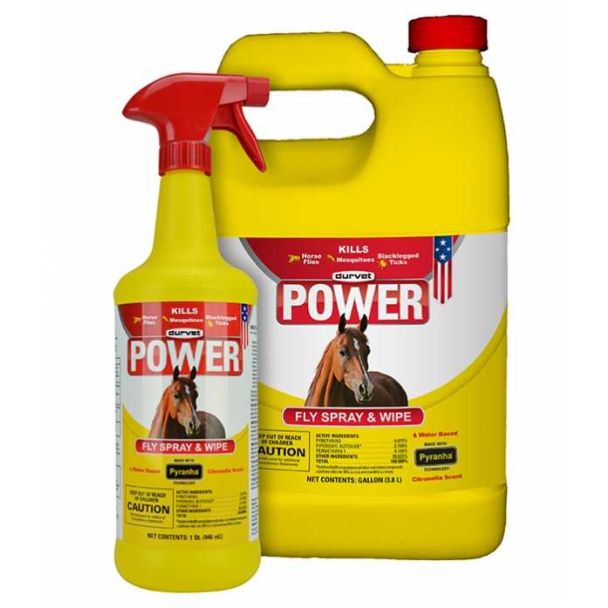 Durvet Power Fly Spray & Wipe 32oz