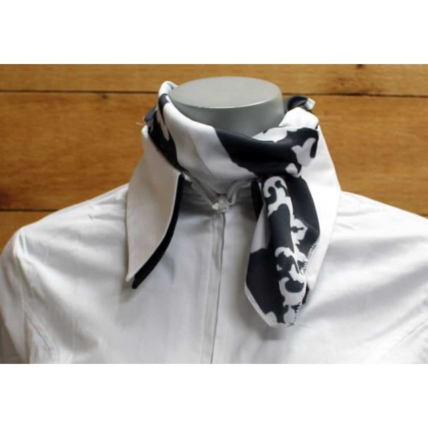 Scarf, Horse Damask