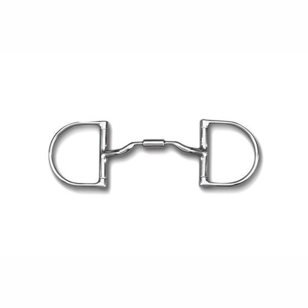 89-43045 3 3/8" Medium Dee without Hooks with Low Port Comfort Snaffle MB 04