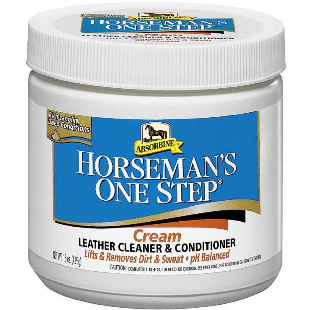 Horseman's One Step Leather Cleaner & Conditioner 15oz