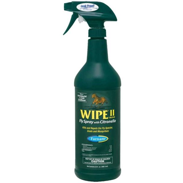 Wipe II Brand Fly Spray with Citronella 32oz