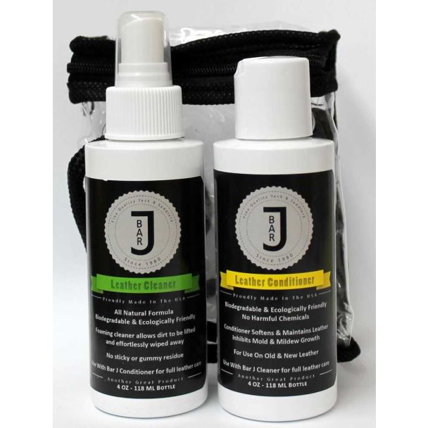 Bar J Leather Cleaner & Conditioner Combo Pack