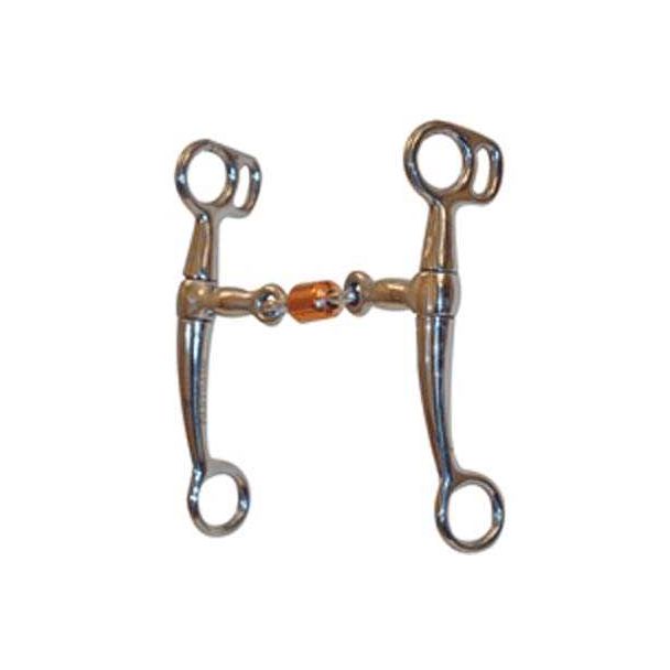 3 Piece Roller Snaffle Breaking Bit