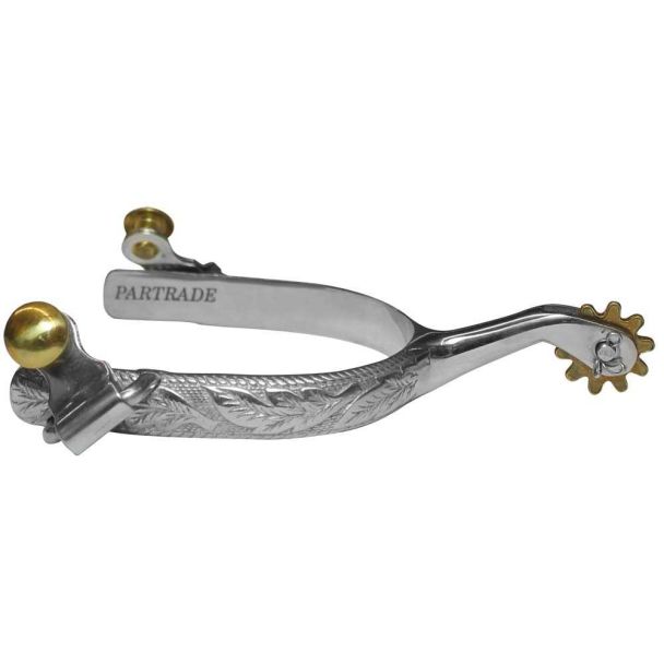 Engraved Stock Spurs, Mens