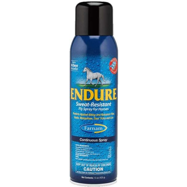 Endure Sweat Resistant Fly Spray for Horses Continuous Spray