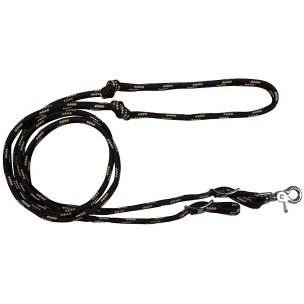 Soft Braid Game Reins - Black/Tan