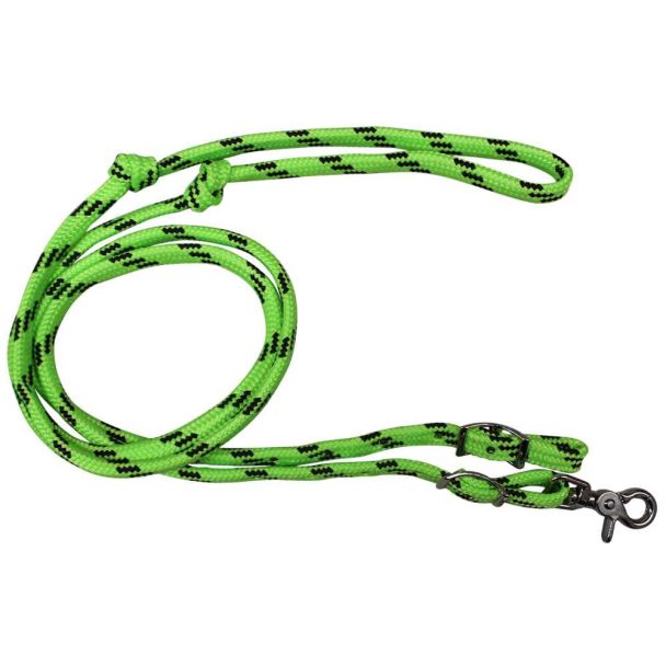 Soft Braid Game Reins - Lime/Black