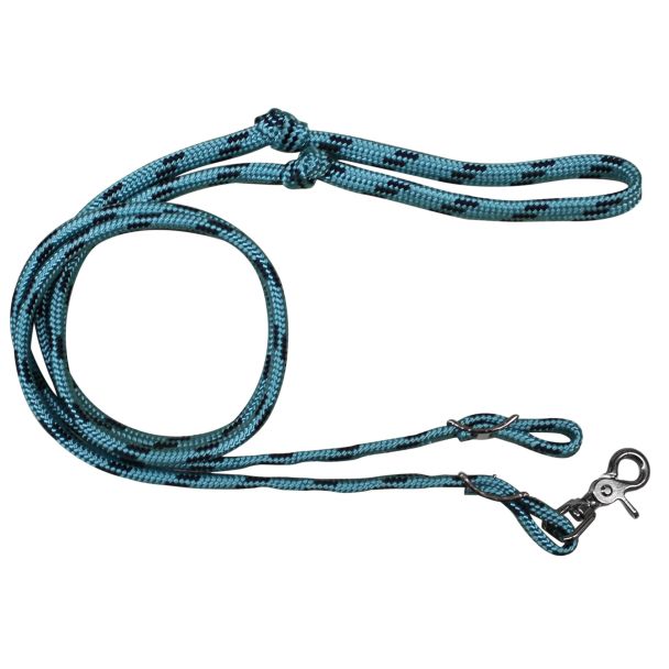 Soft Braid Game Reins - Turquoise/Navy