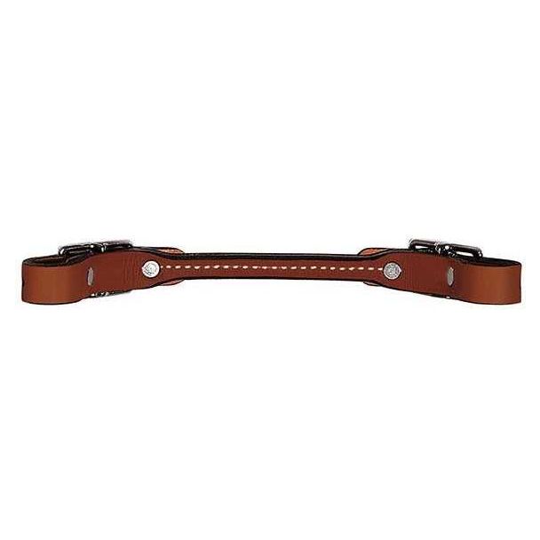 Round Leather Curb Strap