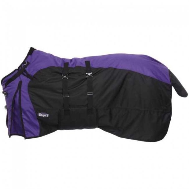 1200D Waterproof Poly Turnout Blanket with Belly Wrap and Snuggit™ Neck