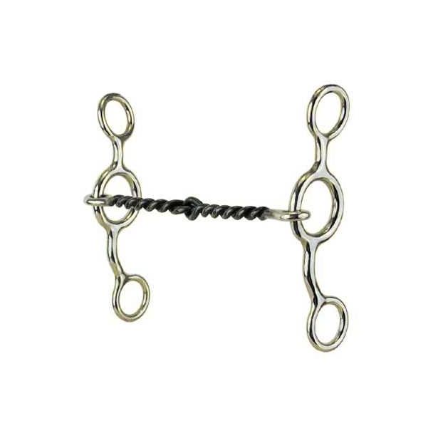 Reinsman Jr Cow Horse Bit With Twisted Wire