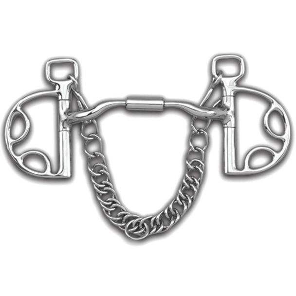 89-25045 Kimberwick with Stainless Steel Low Port Comfort Snaffle MB 04