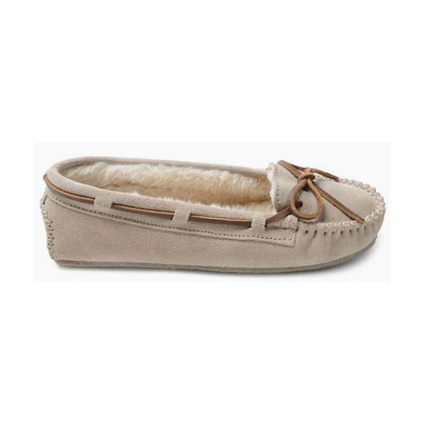 Minnetonka Women's Cally Slipper - Stone