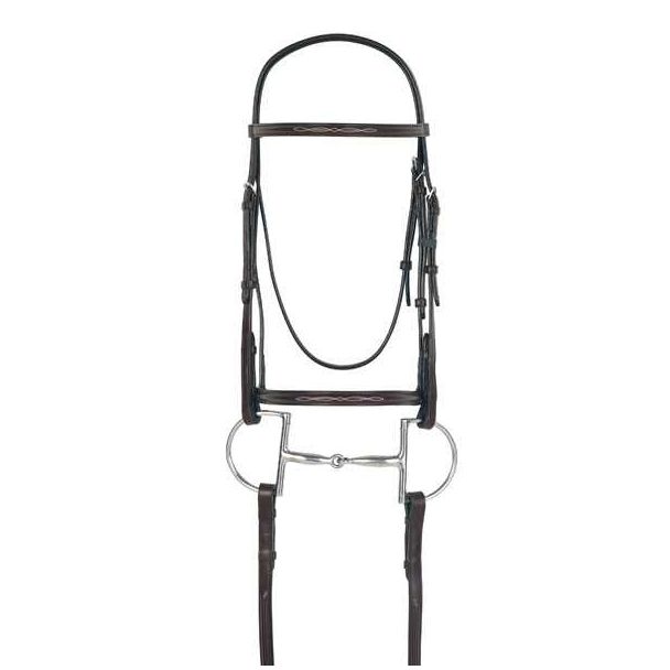 Camelot Raised Fancy Stitch Snaffle Bridle