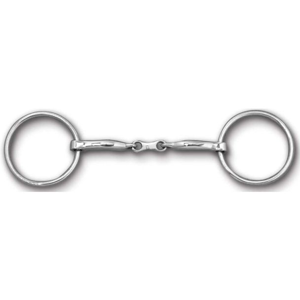 89-28107 Myler Loose Ring with Stainless Steel French Link Snaffle MB 10 