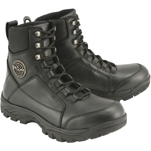 Milwaukee Leather Men&rsquo;s Lace to Toe Tactical Leather Boot