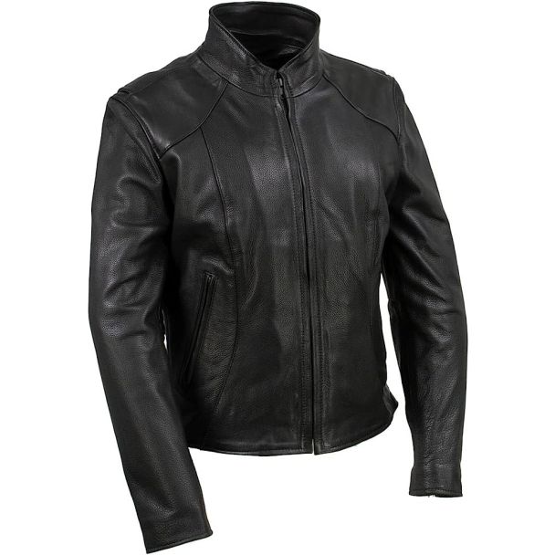 Milwaukee Leather Women's Black Serene Leather Jacket&nbsp;