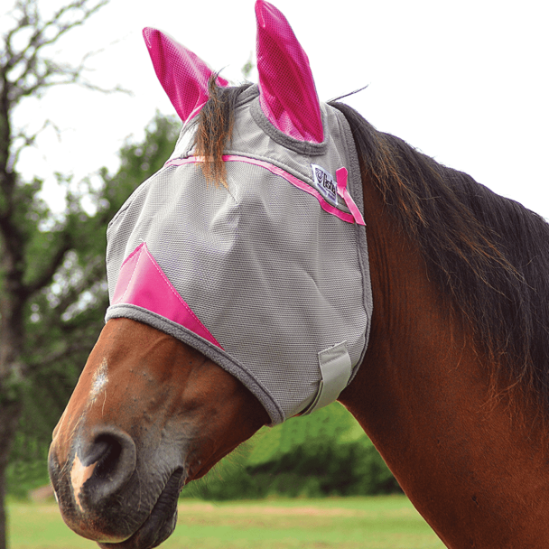 Cashel Breast Cancer Research Crusader Fly Mask With Ears