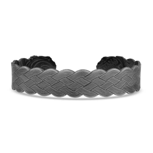 Flat Braid Bull Rope Cuff Bracelet