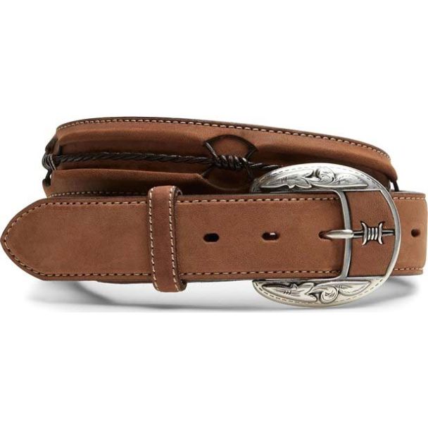 Justin Men's Bark Fenced In Belt