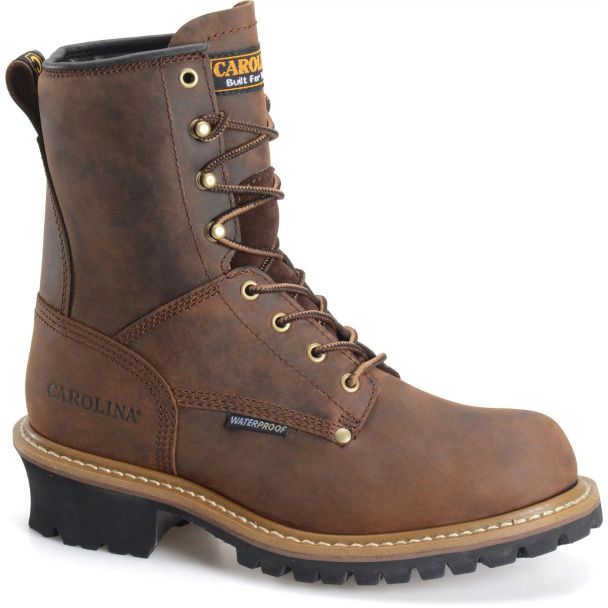 Carolina Men's Elm 8" Waterproof Logger Boot