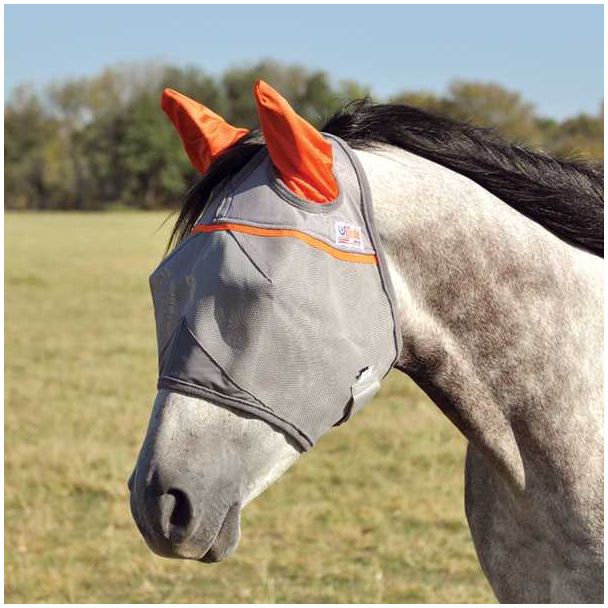 Animal Rescue Crusader Fly Mask With Ears