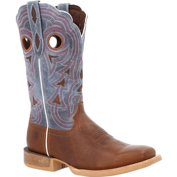 Durango Lady Rebel Pro Women's Golden Brown & Periwinkle Western Boot