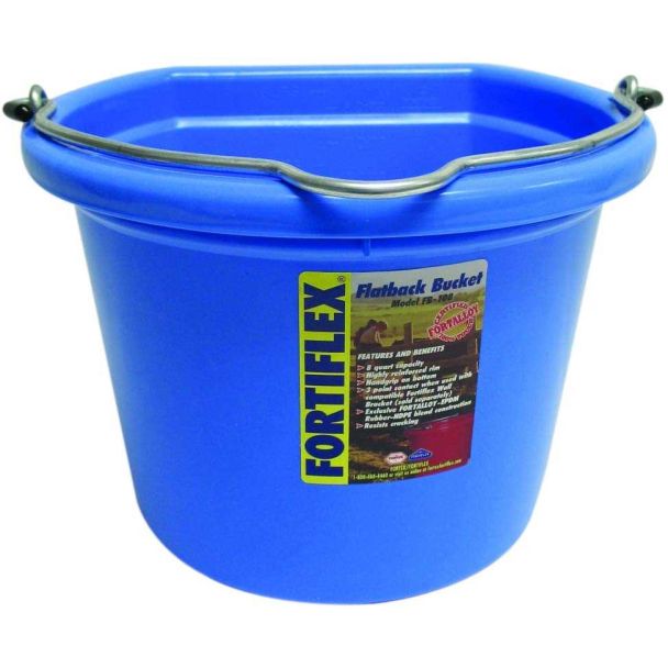 Flat Back Bucket 8qt