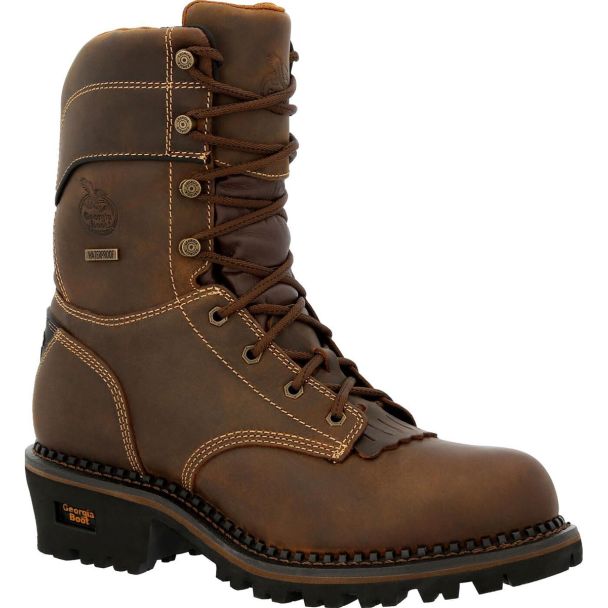 Georgia Boot AMP LT Logger Composite Toe Insulated Waterproof Work Boot