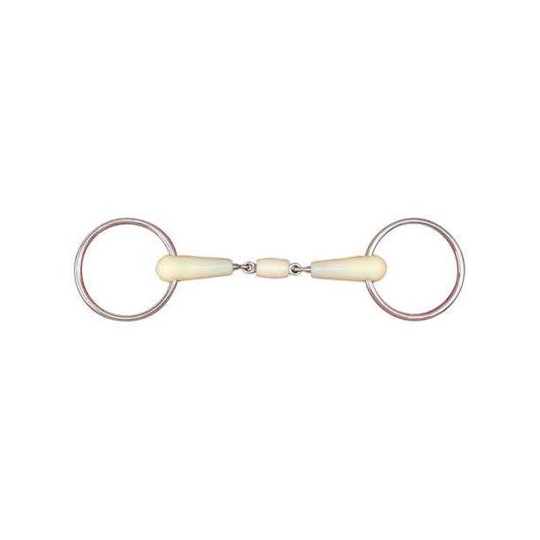 Double Jointed Happy Mouth Loose Ring Snaffle