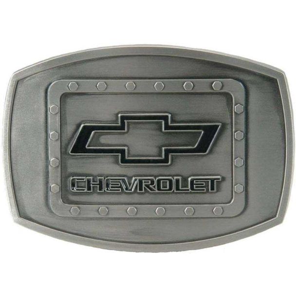 Chevy Riveted Belt Buckle