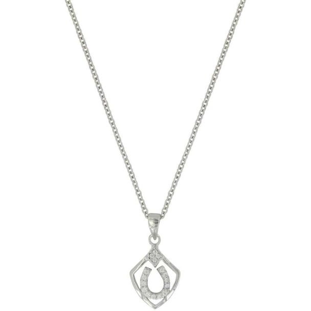 Shielded in Horseshoes Necklace