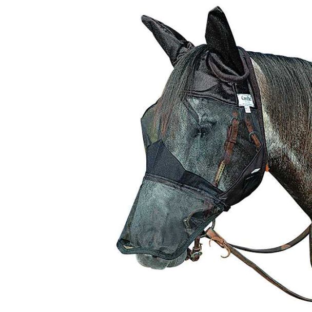 Cashel Quiet Ride Flymask Long Nose With Ears