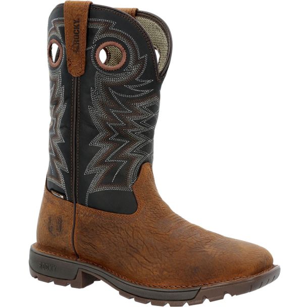 Rocky Men's Legacy 32 Steel Toe Waterproof Western Boot