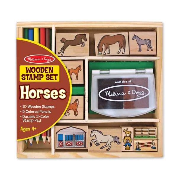 Wooden Horse Stamp Set