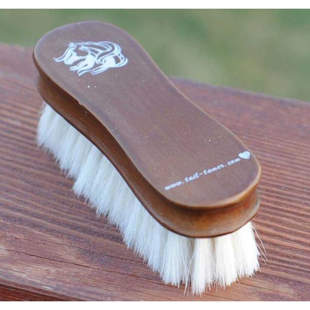 Small Goat Hair Face Brush - Wood Series