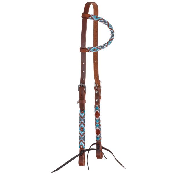 Circle Y Infinity Wrap One Ear Headstall - Sky Diamond