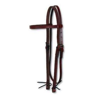 CY 5/8" Stitched Browband Headstall 