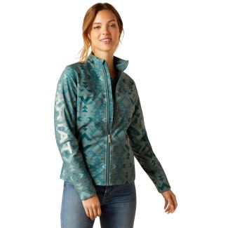 Ariat Women's New Team Softshell Print Jacket - Pinewood