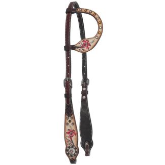 Circle Y Fire Lily One Ear Headstall