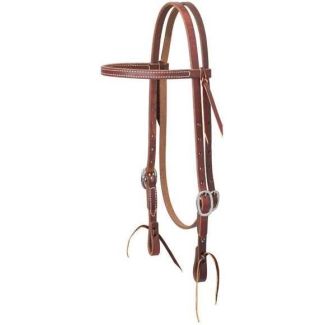 Working Cowboy Economy Browband Headstall, 5/8", Stainless Steel