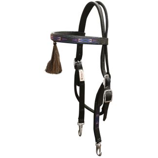 Browband Headstall with Horse Hair Tassels